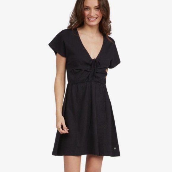 Roxy Simple Thoughts Dress - Black - Medium - Picture 2 of 9